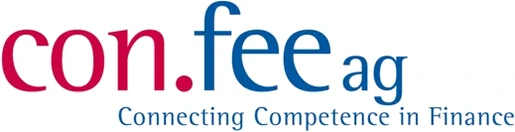 Kundenlogo con.fee ag, Connecting Competence in Finance